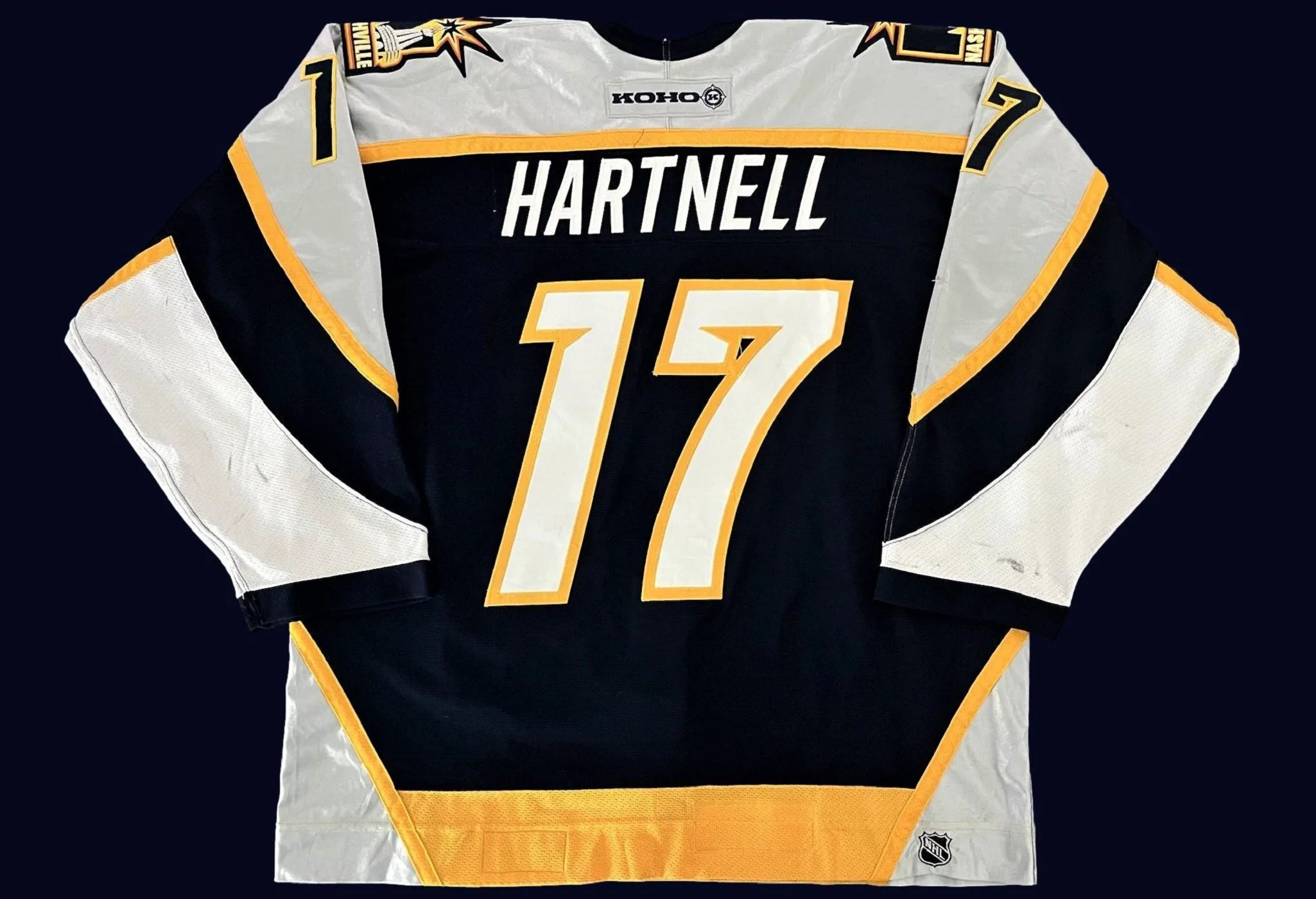 Nashville predators game worn jersey 2025